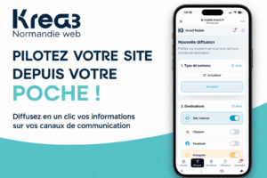Krea3 Mobile, l'application pour collectivité
